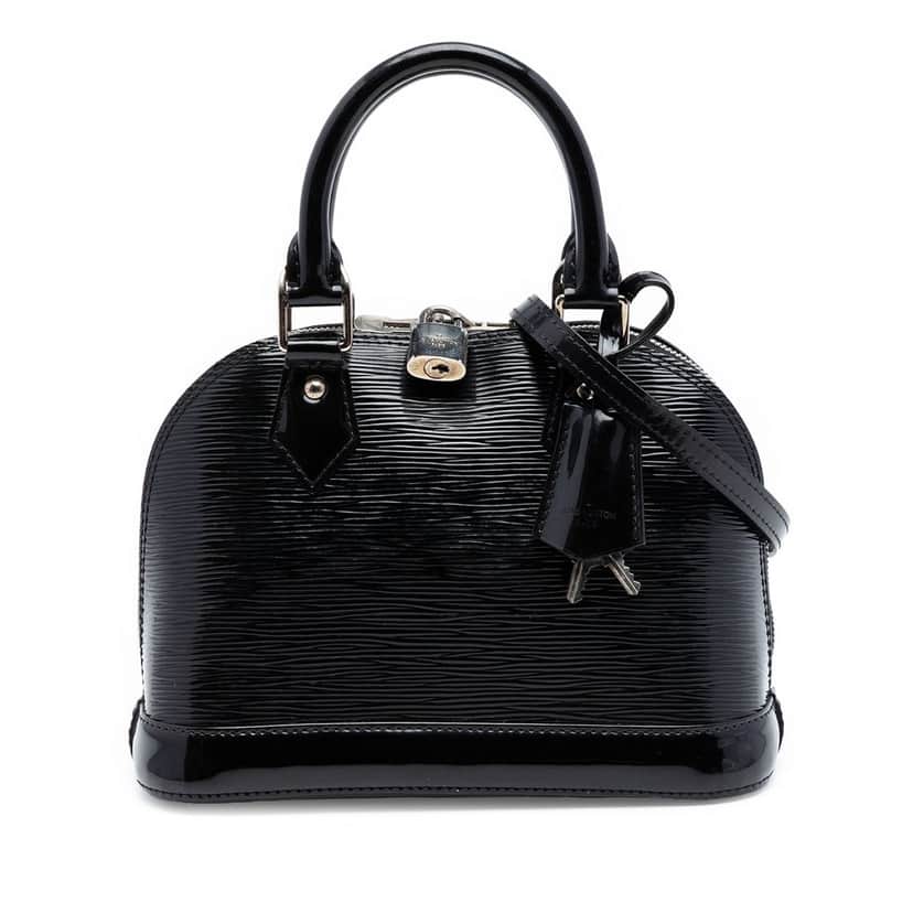 Louis Vuitton Electric Epi Alma BB Black Leather Very good condition - Front View