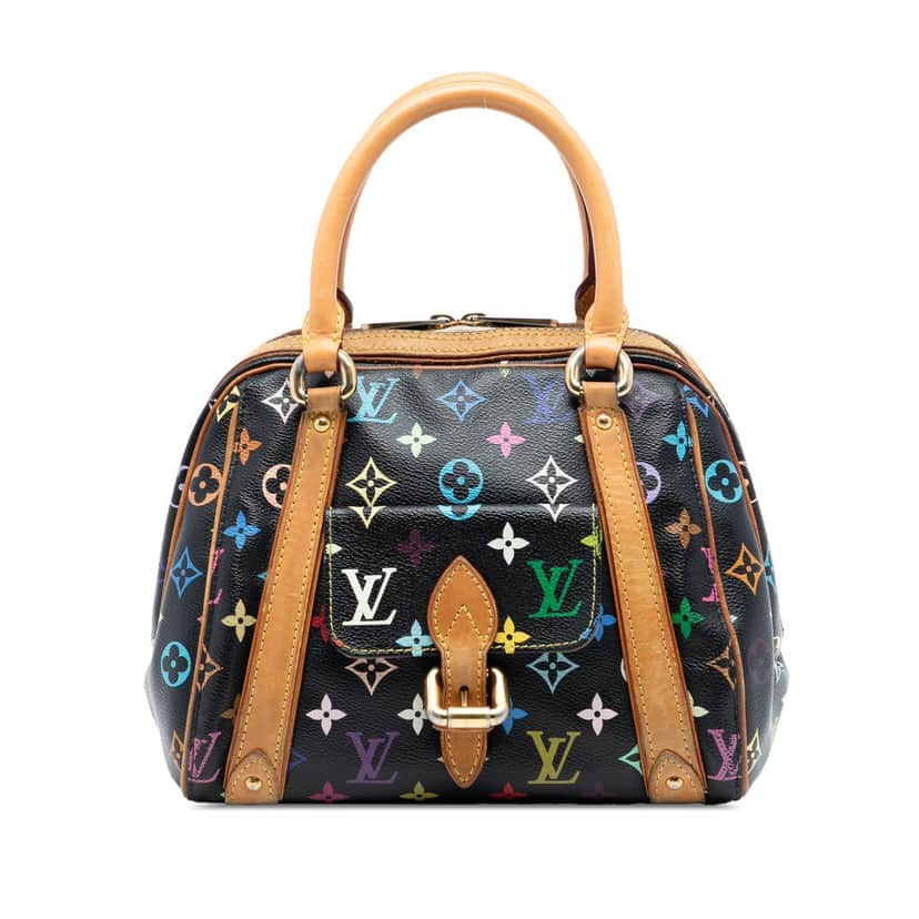 Louis Vuitton Monogram Multicolore Priscilla Black Very good condition - Front View