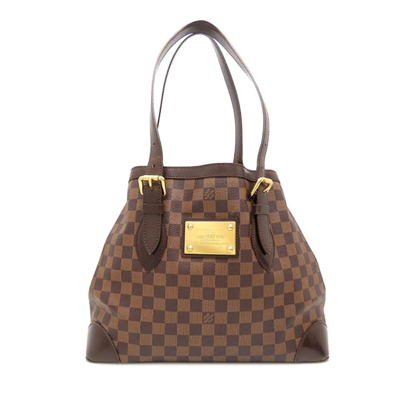 Louis Vuitton Damier Ebene Hampstead MM Brown Very good condition - Front View
