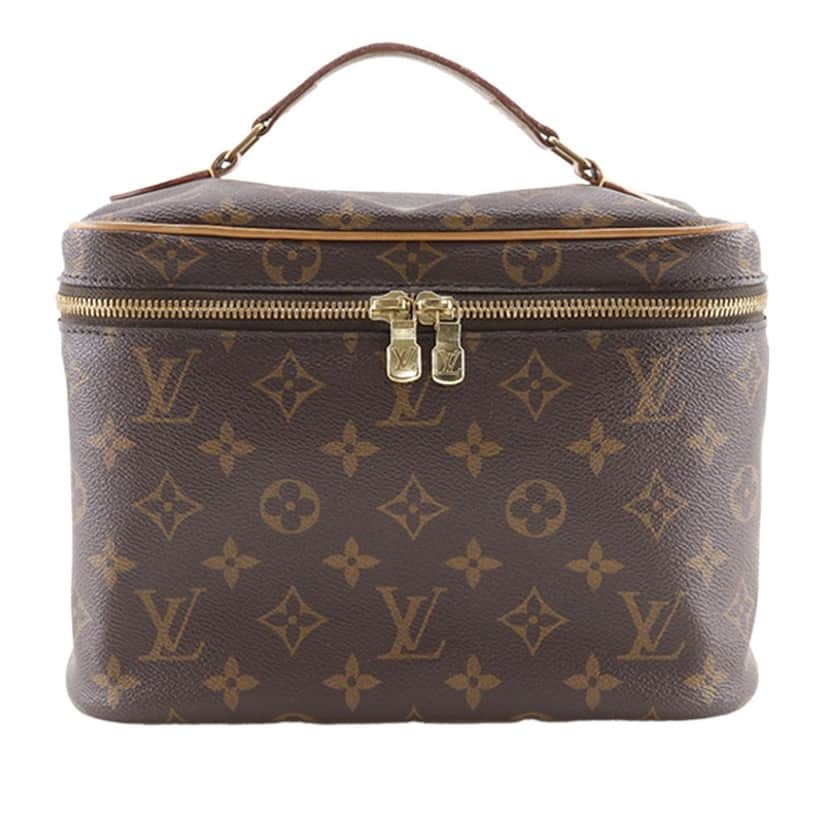 Louis Vuitton Monogram Nice BB Vanity Case Brown Very good condition - Front View