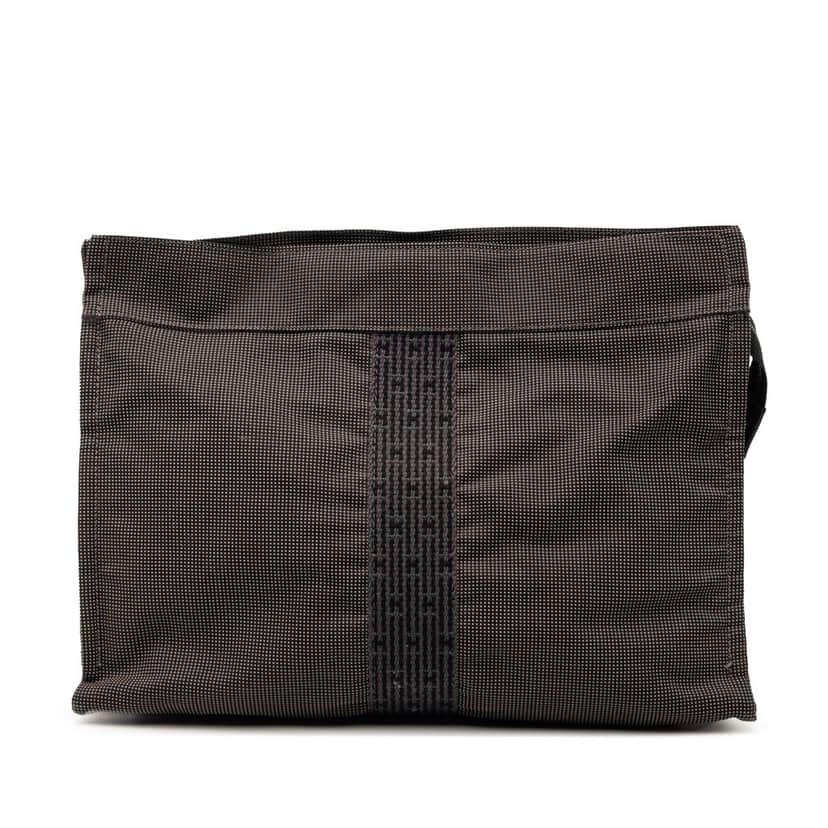 Hermès Canvas Herline Clutch Other Very good condition - Front View