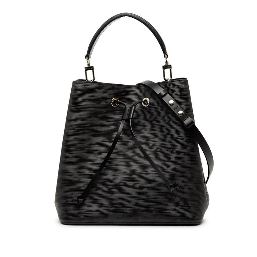 Louis Vuitton Epi NeoNoe MM Black Leather Very good condition - Front View