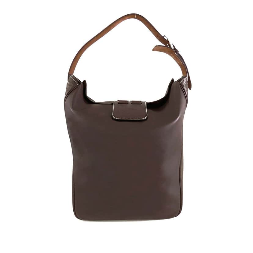 Hermès Vache Hunter and Taurillon Swift Virevolte 29 Brown Leather Very good condition - Front View