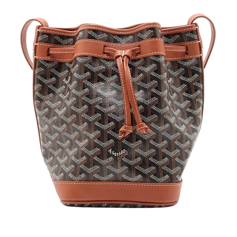 Goyard Goyardine Petite Flot Black Very good condition - Front View
