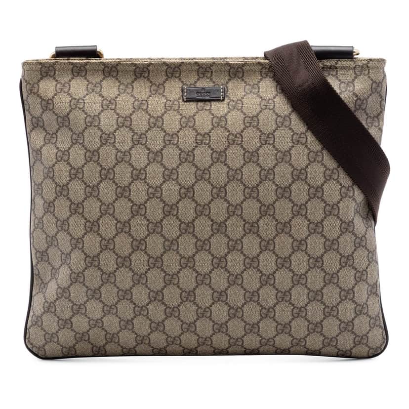 Gucci GG Supreme Crossbody Beige Very good condition - Front View