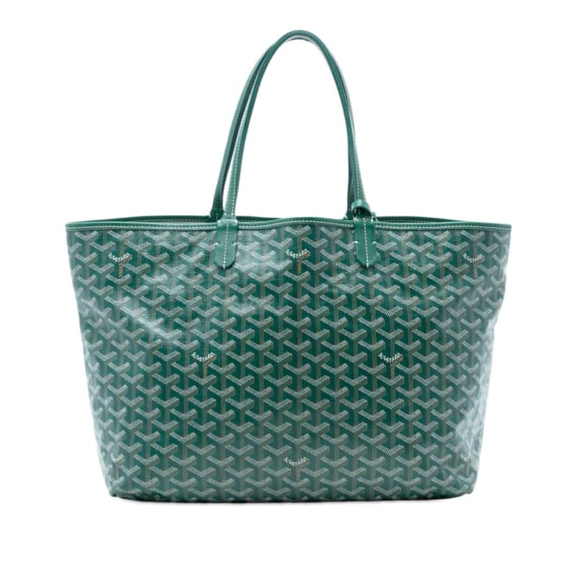 Goyard Goyardine Saint Louis PM Green Very good condition - Front View
