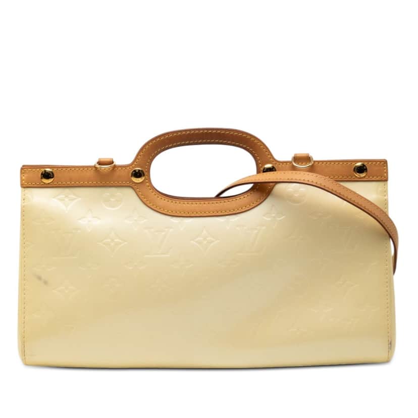 Louis Vuitton Monogram Vernis Roxbury Drive Yellow Leather Good condition - Front View