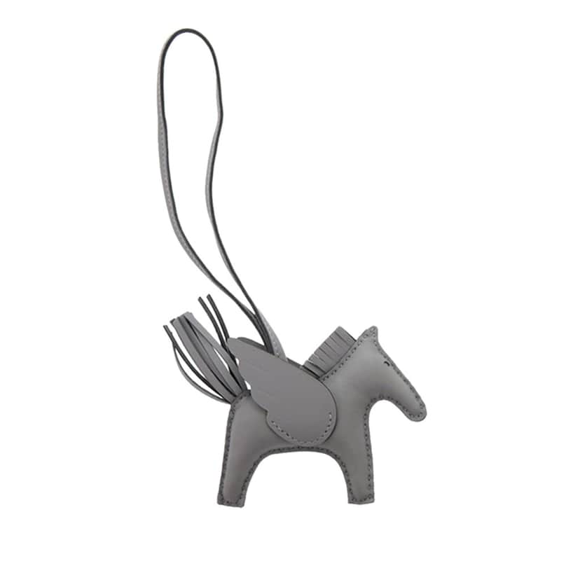 Hermès Milo Lambskin GriGri Rodeo Pegasus Bag Charm PM Other Leather Very good condition - Front View