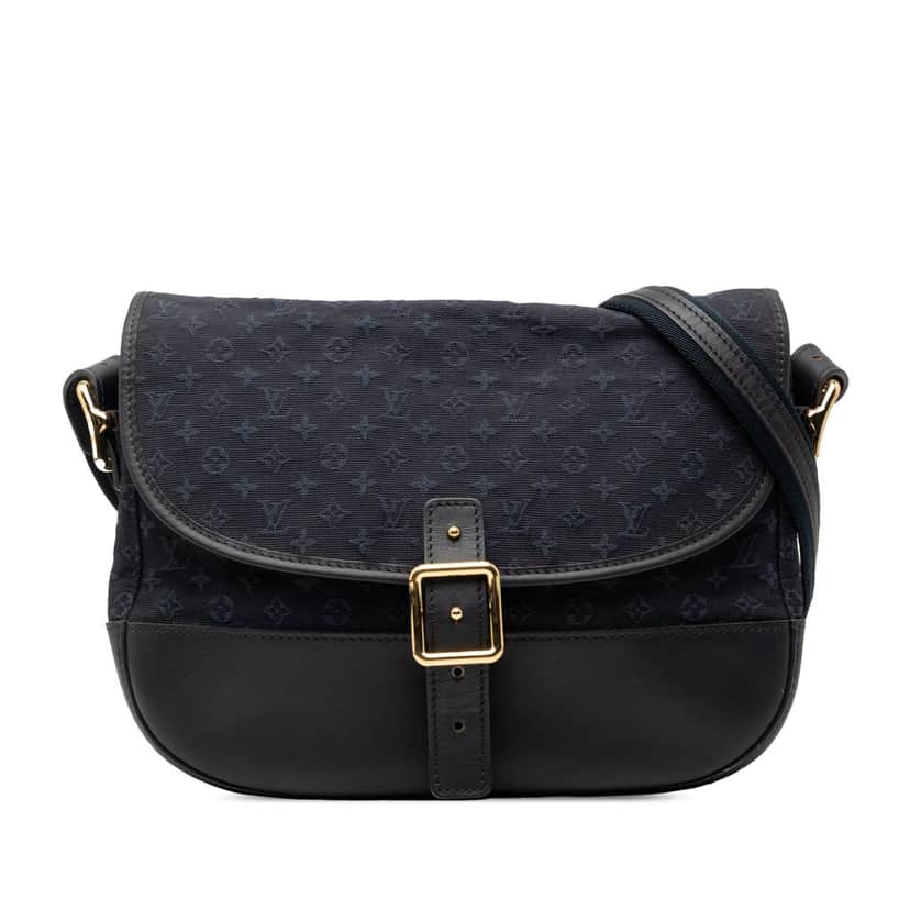 Louis Vuitton Monogram Mini Lin Berangere Blue Very good condition - Front View