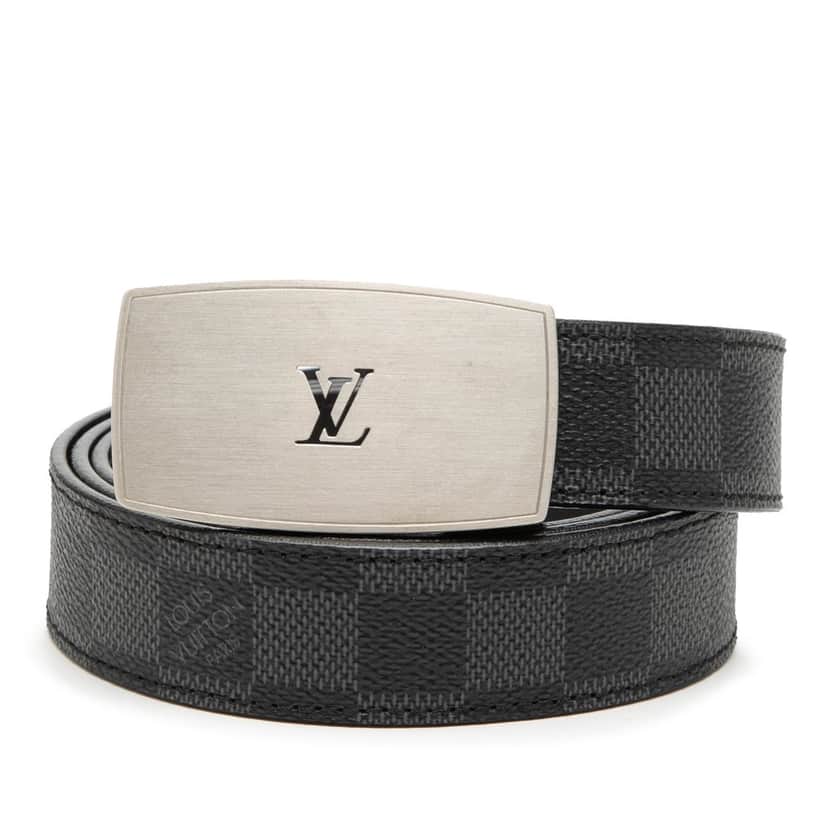Louis Vuitton Damier Graphite Ceinture Belt Black Very good condition - Front View