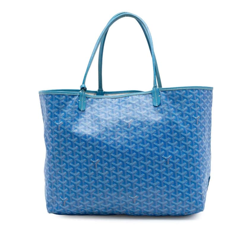 Goyard Goyardine Saint Louis GM Blue Very good condition - Front View
