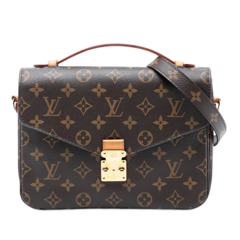 Louis Vuitton Monogram Pochette Metis Brown Very good condition - Front View