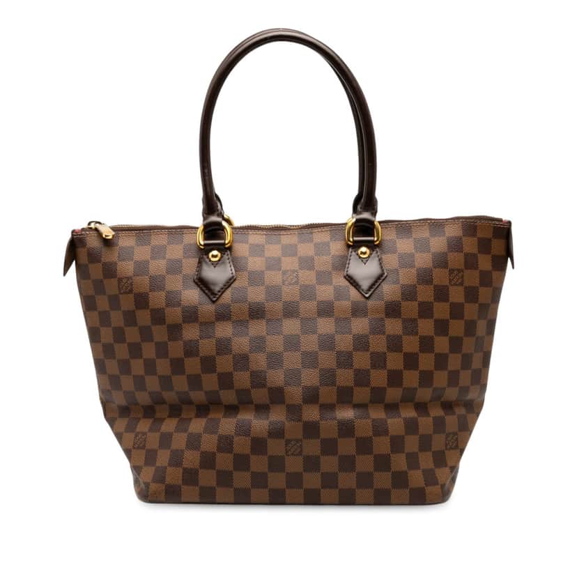 Louis Vuitton Damier Ebene Saleya MM Brown Very good condition - Front View