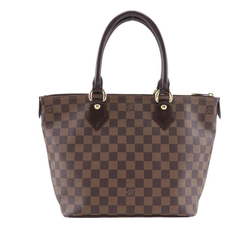 Louis Vuitton Damier Ebene Saleya PM Brown Very good condition - Front View