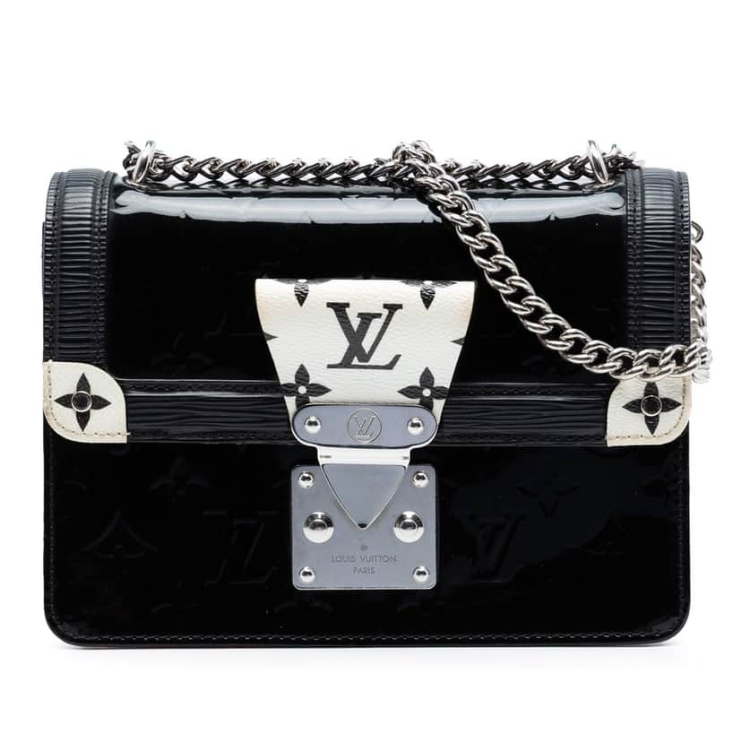Louis Vuitton Monogram Vernis Wynwood Black Leather Very good condition - Front View