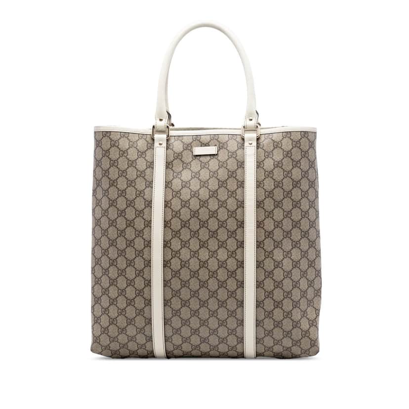 Gucci GG Supreme Joy Vertical Tote Beige Very good condition - Front View