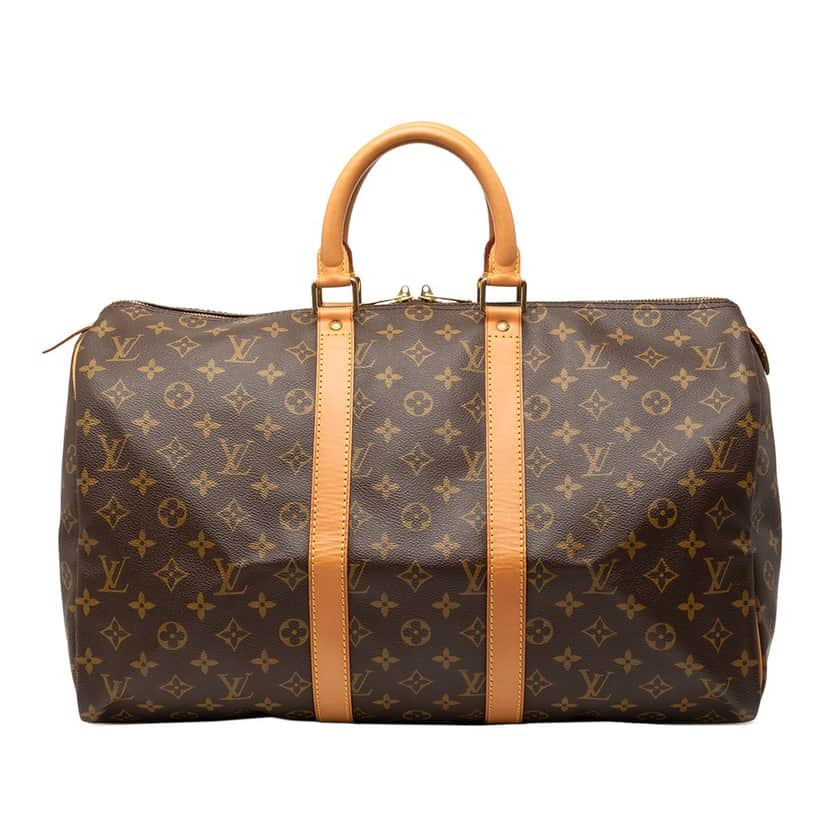 Louis Vuitton Monogram Keepall 45 Brown Very good condition - Front View