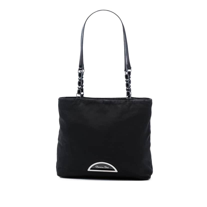 Dior Nylon Malice Tote Black Very good condition - Front View
