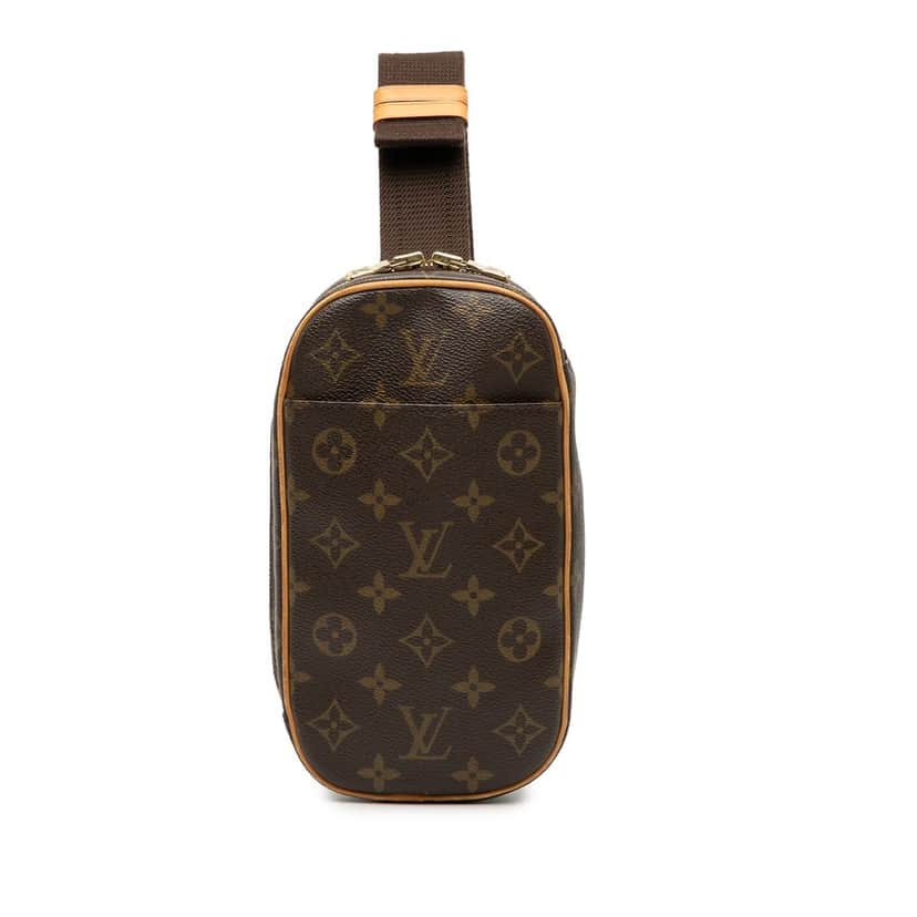 Louis Vuitton Monogram Pochette Gange Brown Very good condition - Front View