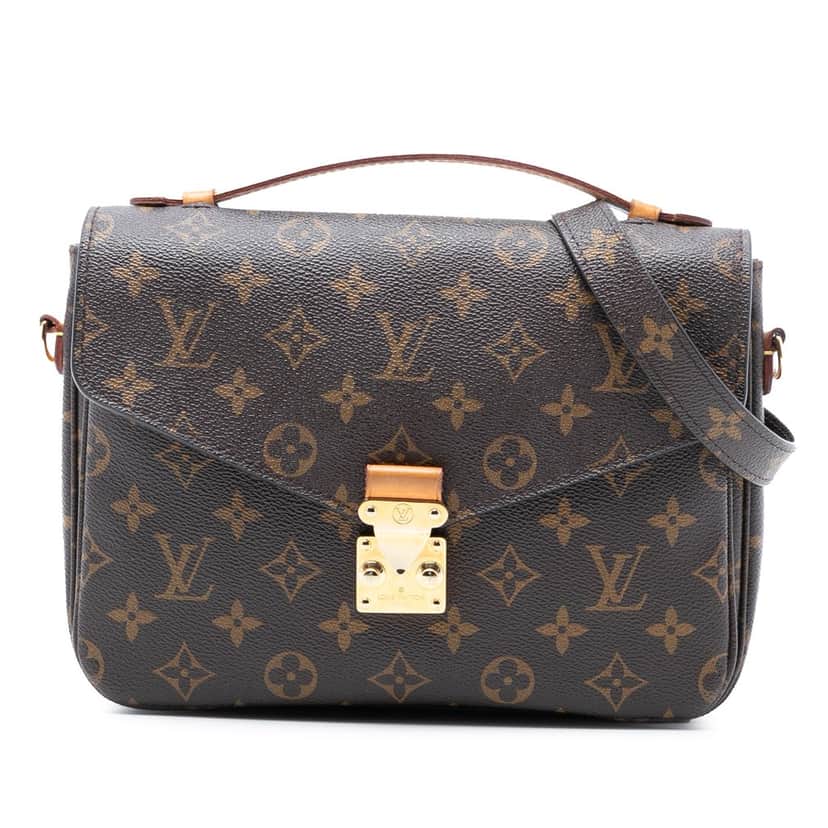 Louis Vuitton Monogram Pochette Metis Brown Very good condition - Front View