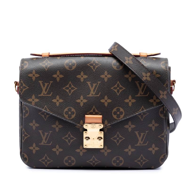 Louis Vuitton Monogram Pochette Metis Brown Very good condition - Front View