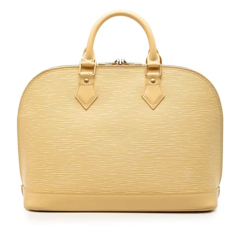 Louis Vuitton Epi Alma PM Beige Leather Very good condition - Front View