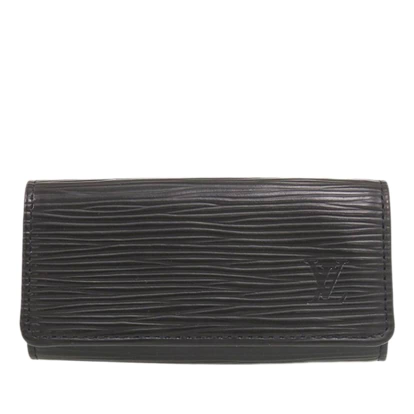 Louis Vuitton Epi Multicles 4 Key Holder Black Leather Very good condition - Front View