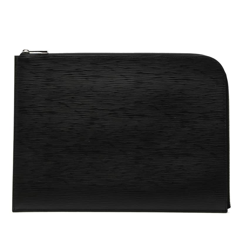 Louis Vuitton Epi Pochette Jour GM Black Leather Very good condition - Front View