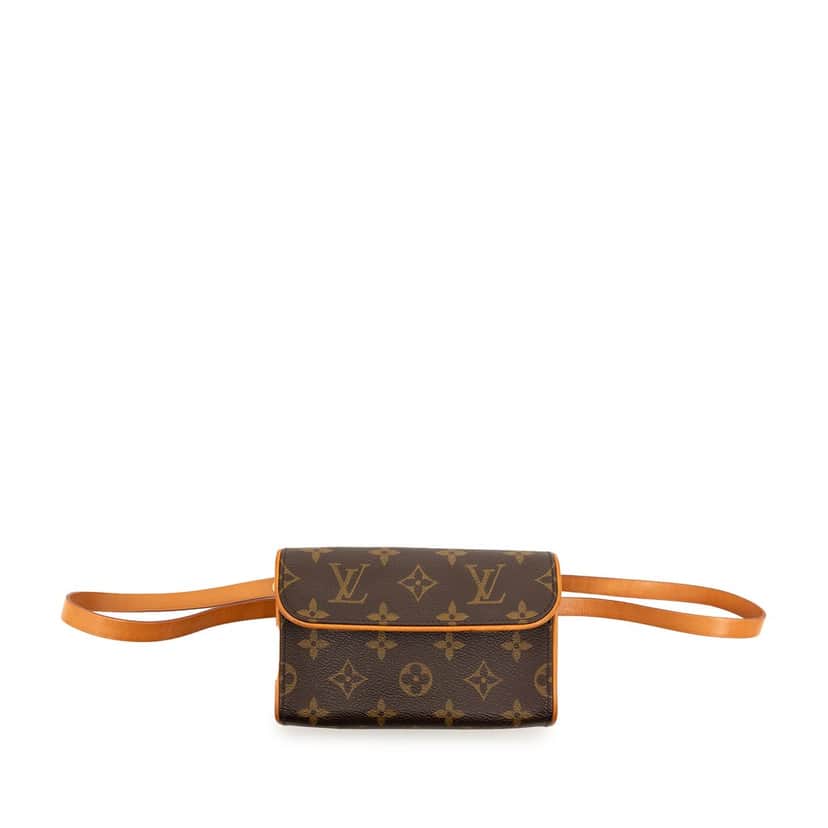 Louis Vuitton Monogram Pochette Florentine Brown Very good condition - Front View