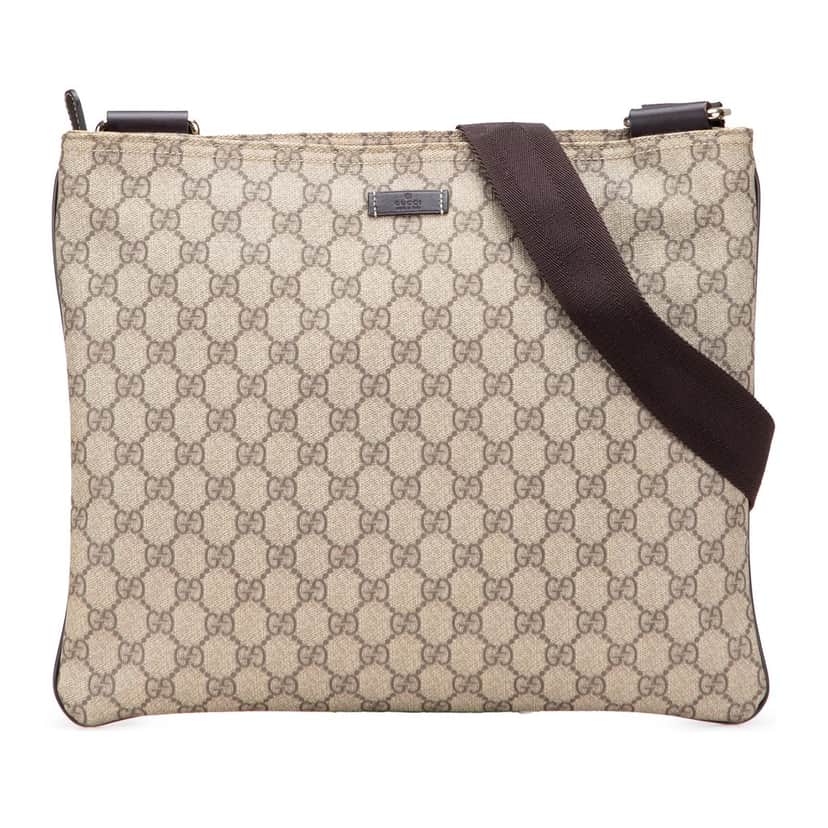 Gucci GG Supreme Crossbody Beige Very good condition - Front View