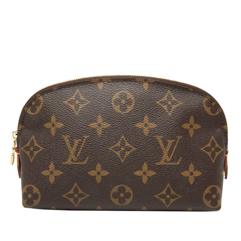 Louis Vuitton Monogram Cosmetic Pouch PM Brown Very good condition - Front View
