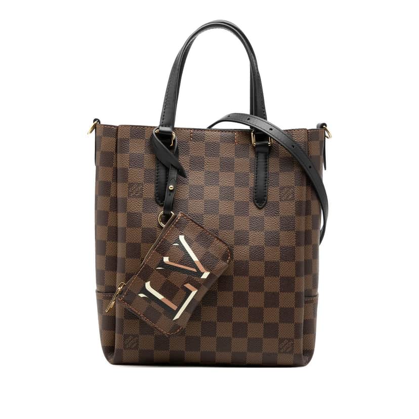 Louis Vuitton Damier Ebene Belmont PM Brown Very good condition - Front View