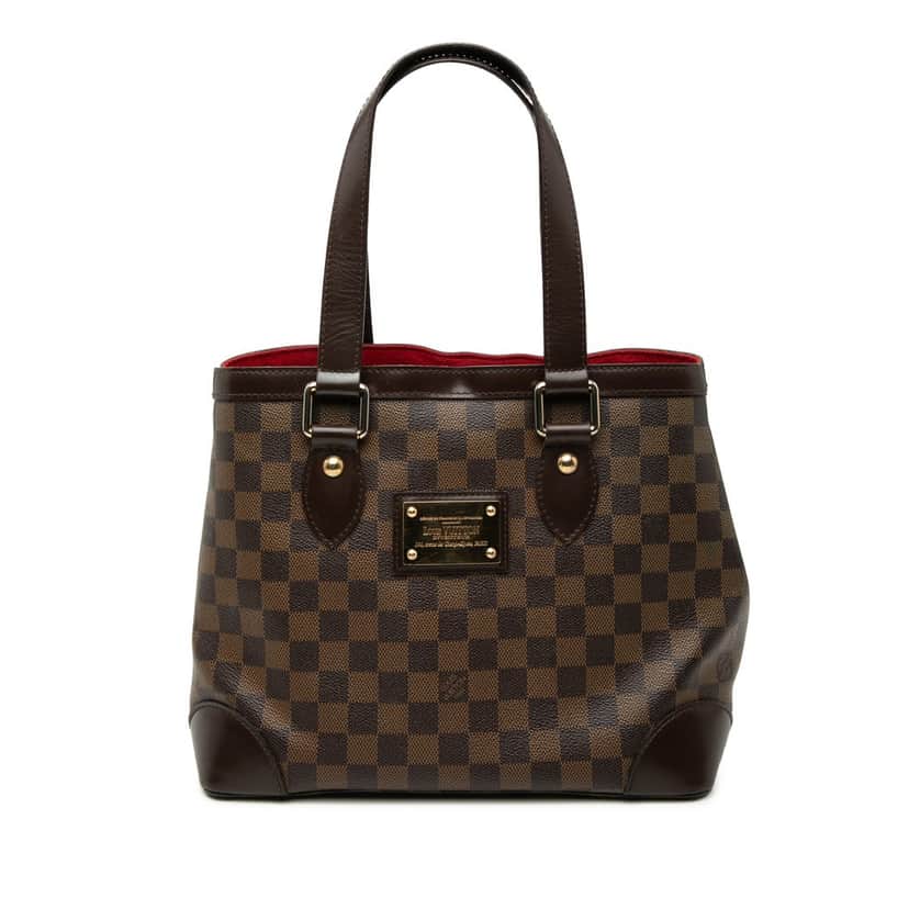 Louis Vuitton Damier Ebene Hampstead PM Brown Very good condition - Front View