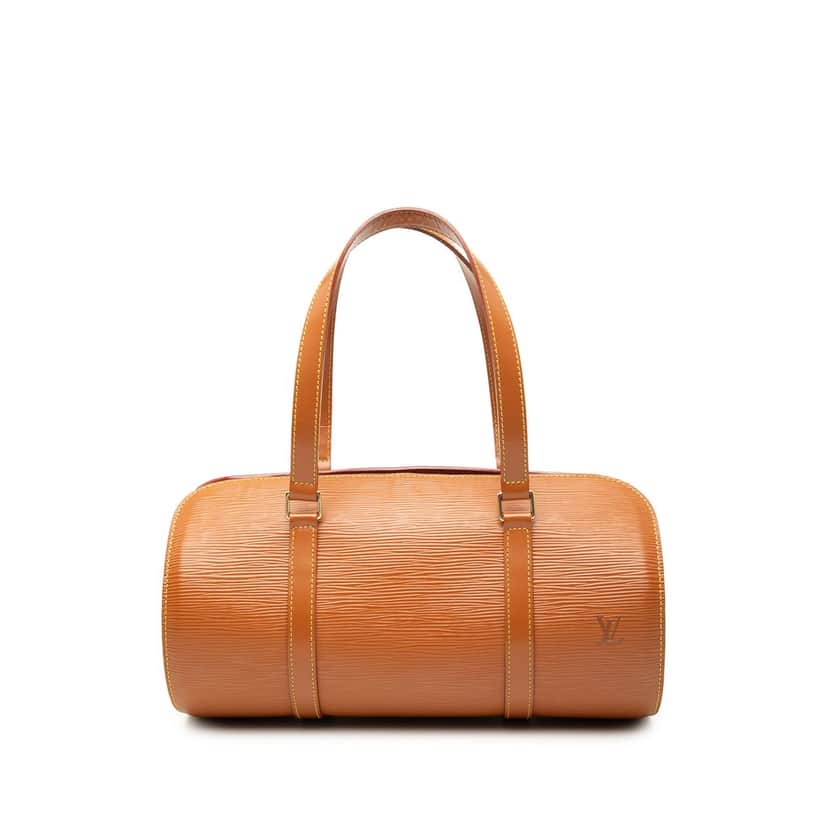 Louis Vuitton Epi Soufflot Brown Leather Very good condition - Front View