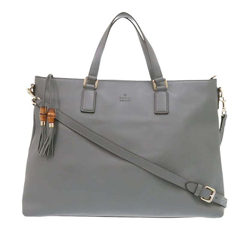 Gucci Leather Bamboo Tassel Satchel Other Leather Very good condition - Front View