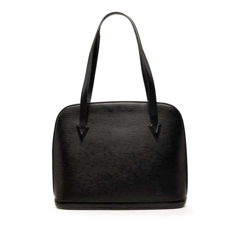 Louis Vuitton Epi Lussac Black Leather Very good condition - Front View