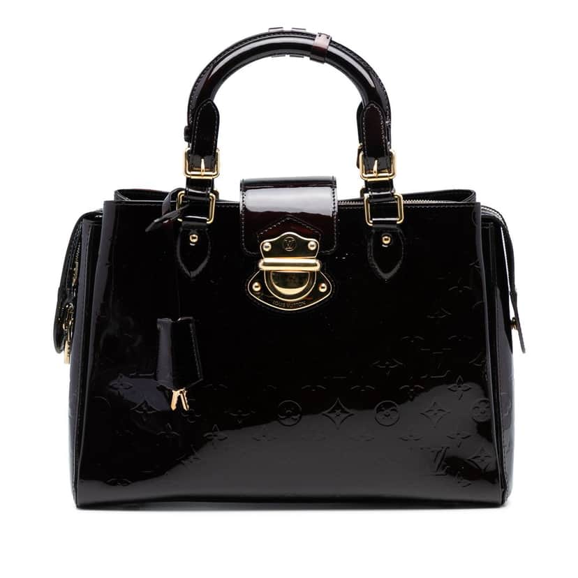 Louis Vuitton Monogram Vernis Melrose Avenue Purple Leather Very good condition - Front View