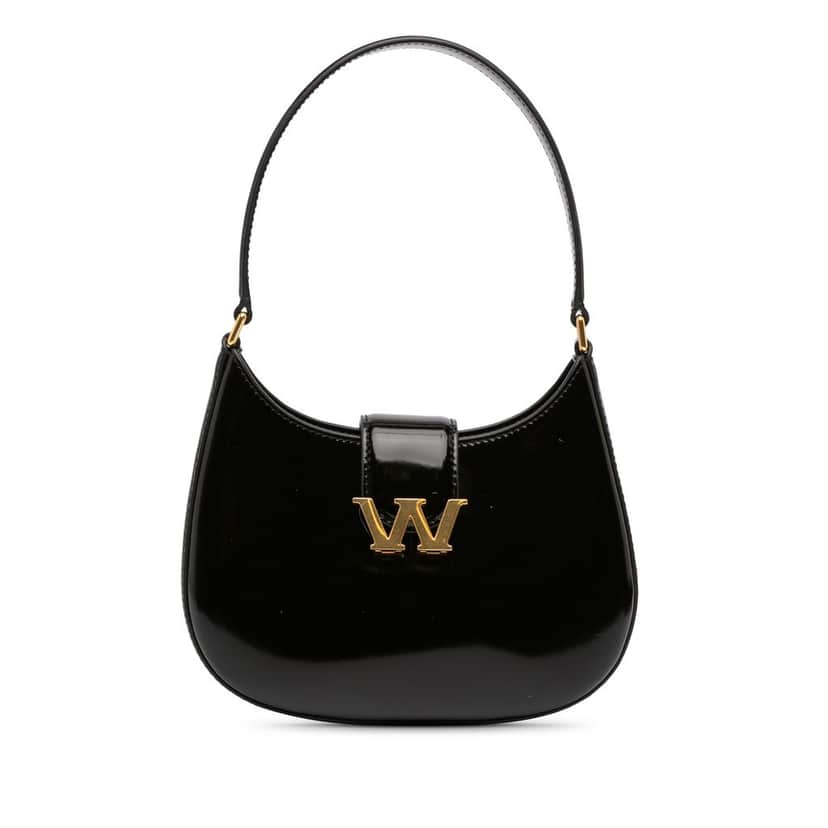 Alexander Wang Small Calfskin W Legacy Hobo Black Leather Very good condition - Front View
