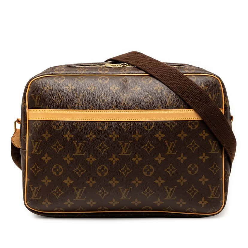 Louis Vuitton Monogram Reporter GM Brown Very good condition - Front View