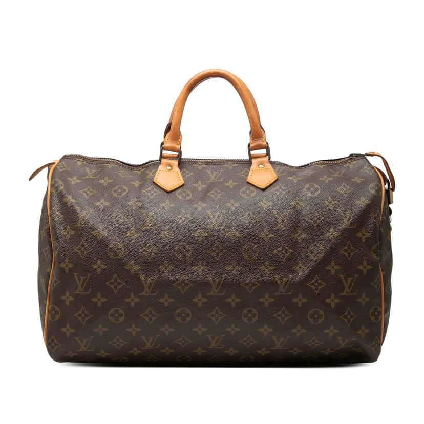 Louis Vuitton Monogram Speedy 40 Brown Very good condition - Front View