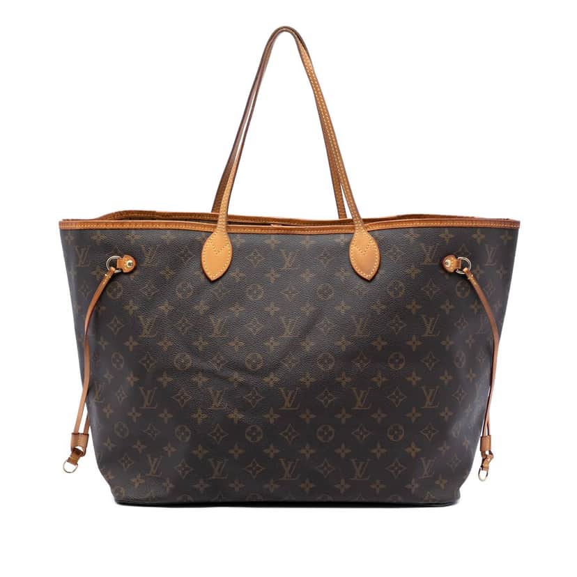 Louis Vuitton Monogram Neverfull GM Brown Very good condition - Front View