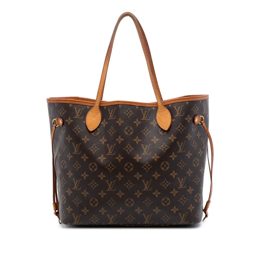 Louis Vuitton Monogram Neverfull MM Brown Very good condition - Front View