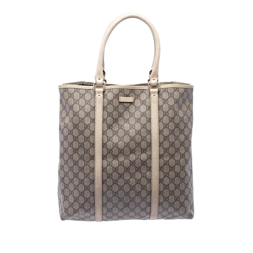 Gucci GG Supreme Joy Vertical Tote Beige Very good condition - Front View