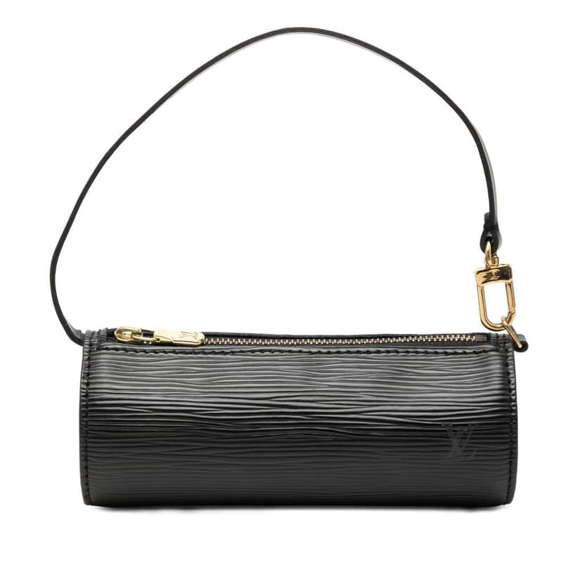Louis Vuitton Epi Pochette Soufflot Black Leather Very good condition - Front View