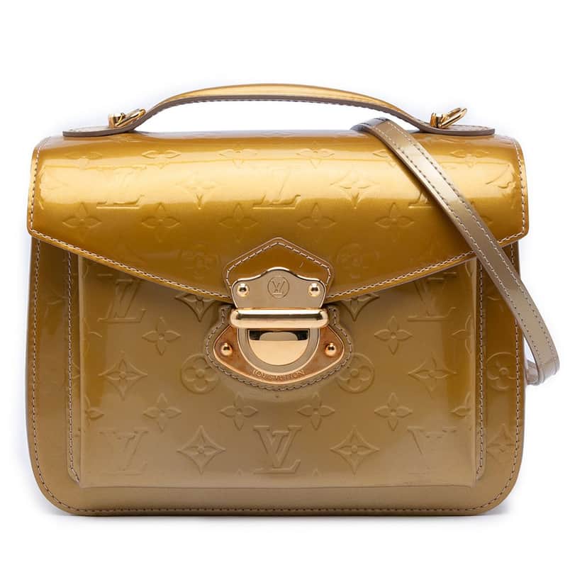 Louis Vuitton Monogram Vernis Mirada Gold Leather Very good condition - Front View