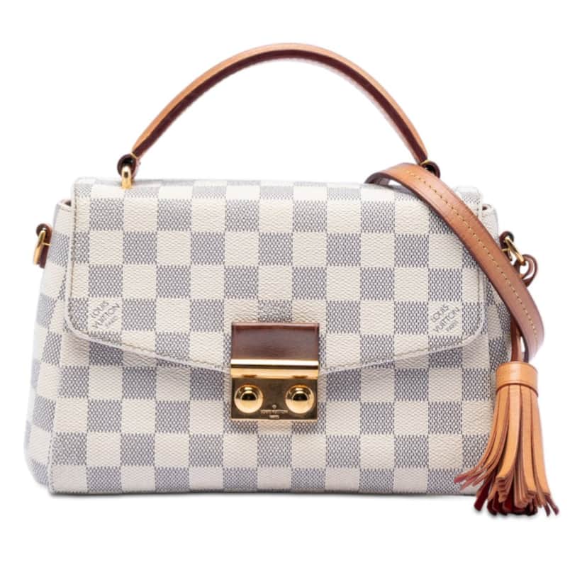 Louis Vuitton Damier Azur Croisette White Very good condition - Front View