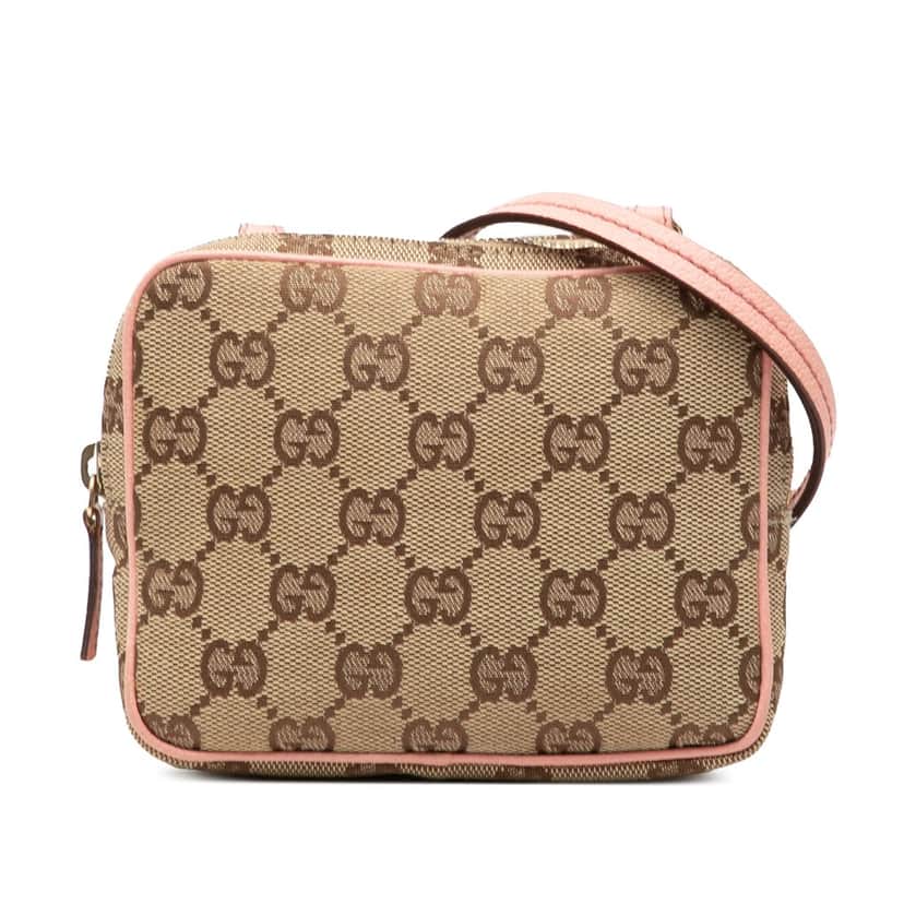 Gucci GG Canvas Crossbody Beige Very good condition - Front View