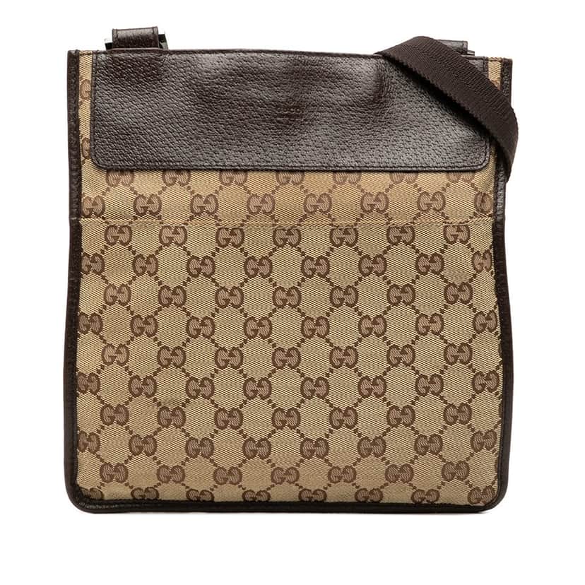 Gucci GG Canvas Crossbody Beige Very good condition - Front View