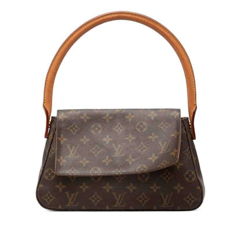 Louis Vuitton Monogram Mini Looping Brown Very good condition - Front View