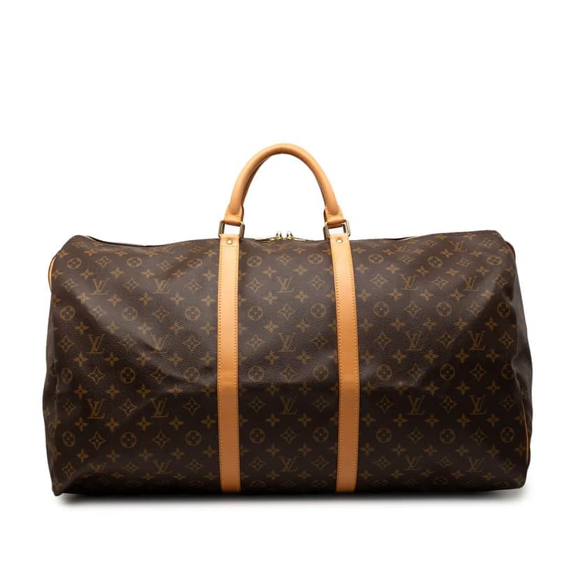 Louis Vuitton Monogram Keepall 60 Brown Very good condition - Front View